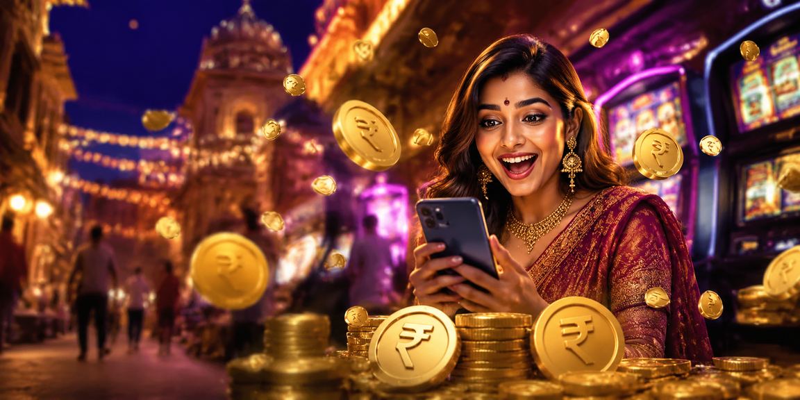 Indian player engaging with 1200d mobile casino platform
